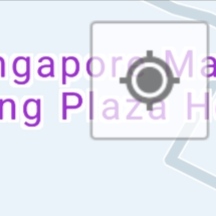Android Maps SDK map with the default location button showing the user current position
