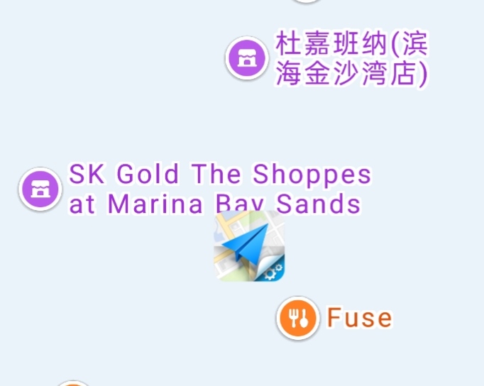 Android Maps SDK custom marker with a personalized icon rendered on an AMAP map